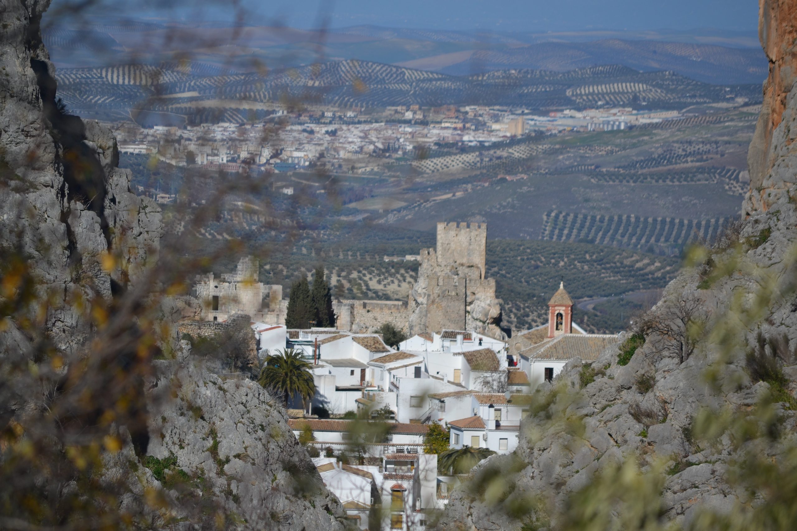 Vista del Castillo de Zuheros