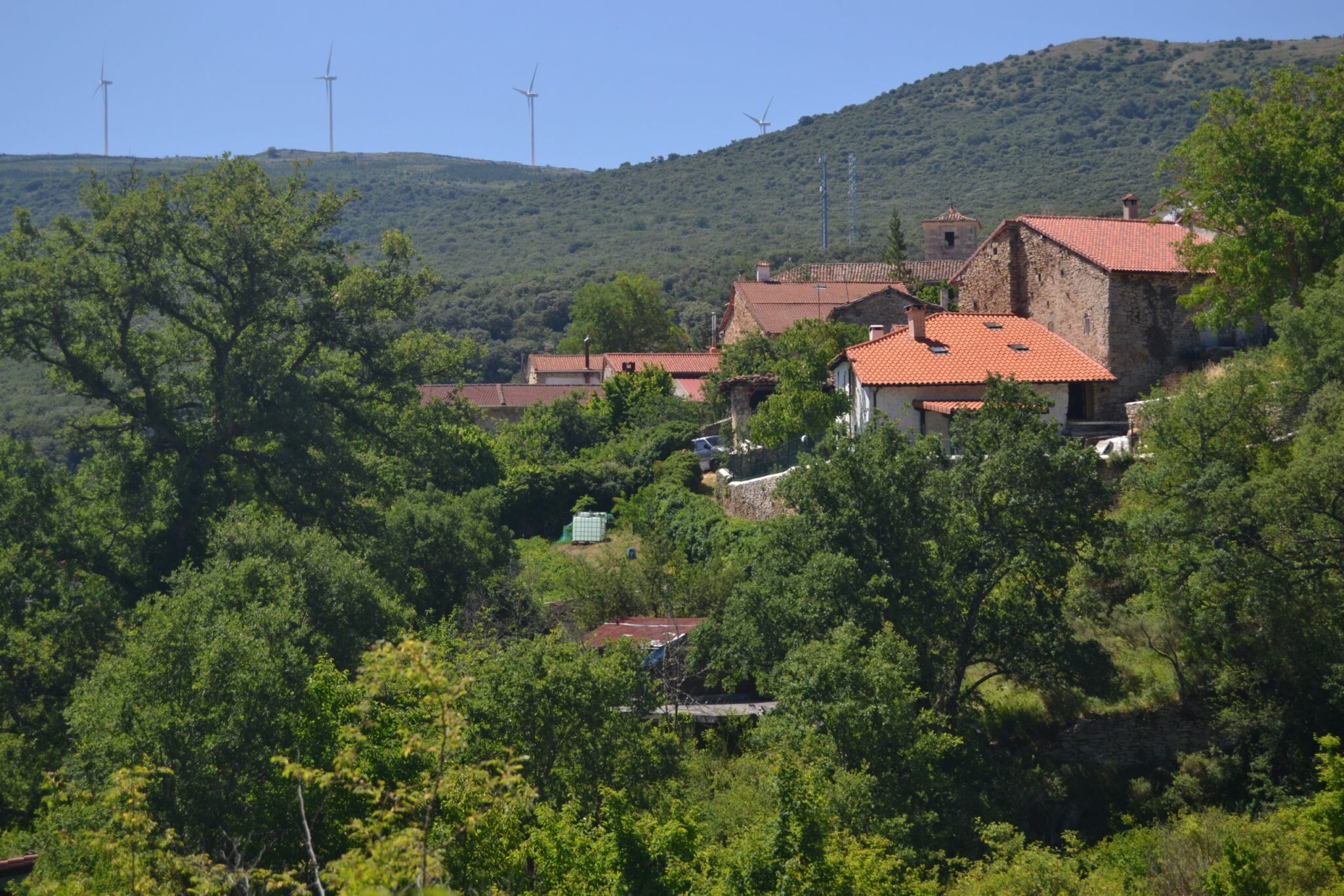 Vista desde el barrio Las Viñas de Puentedey