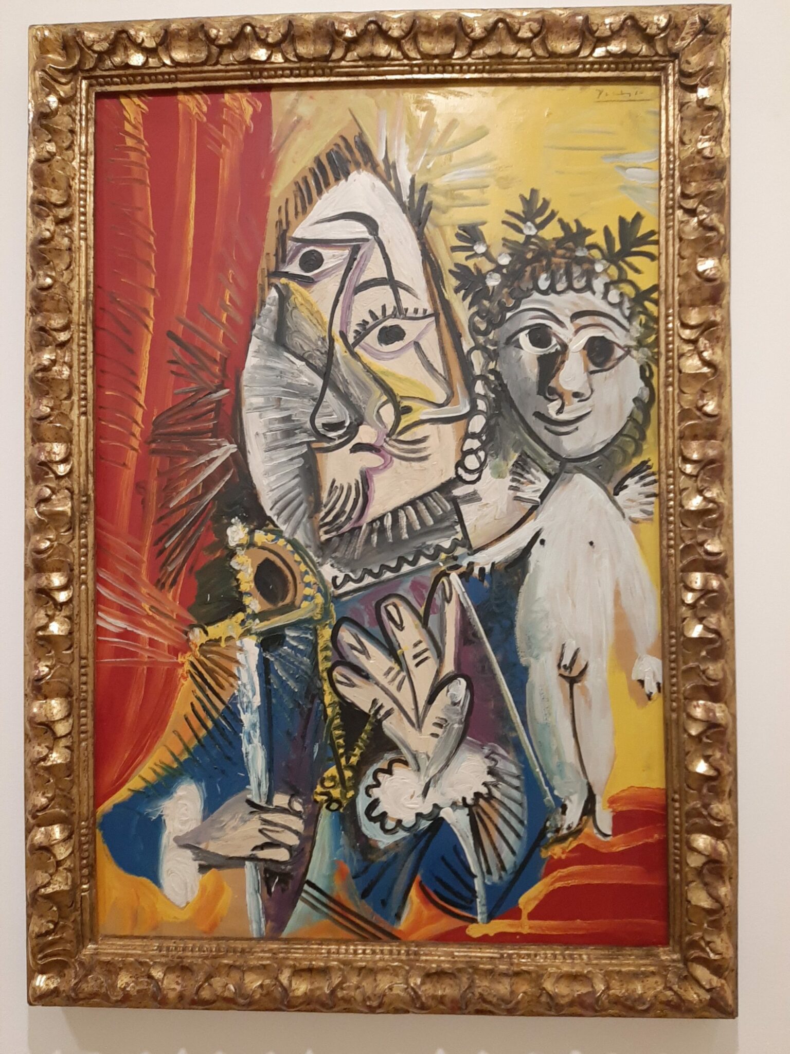 "Mosquetero con espada y amorcillo" de Picasso