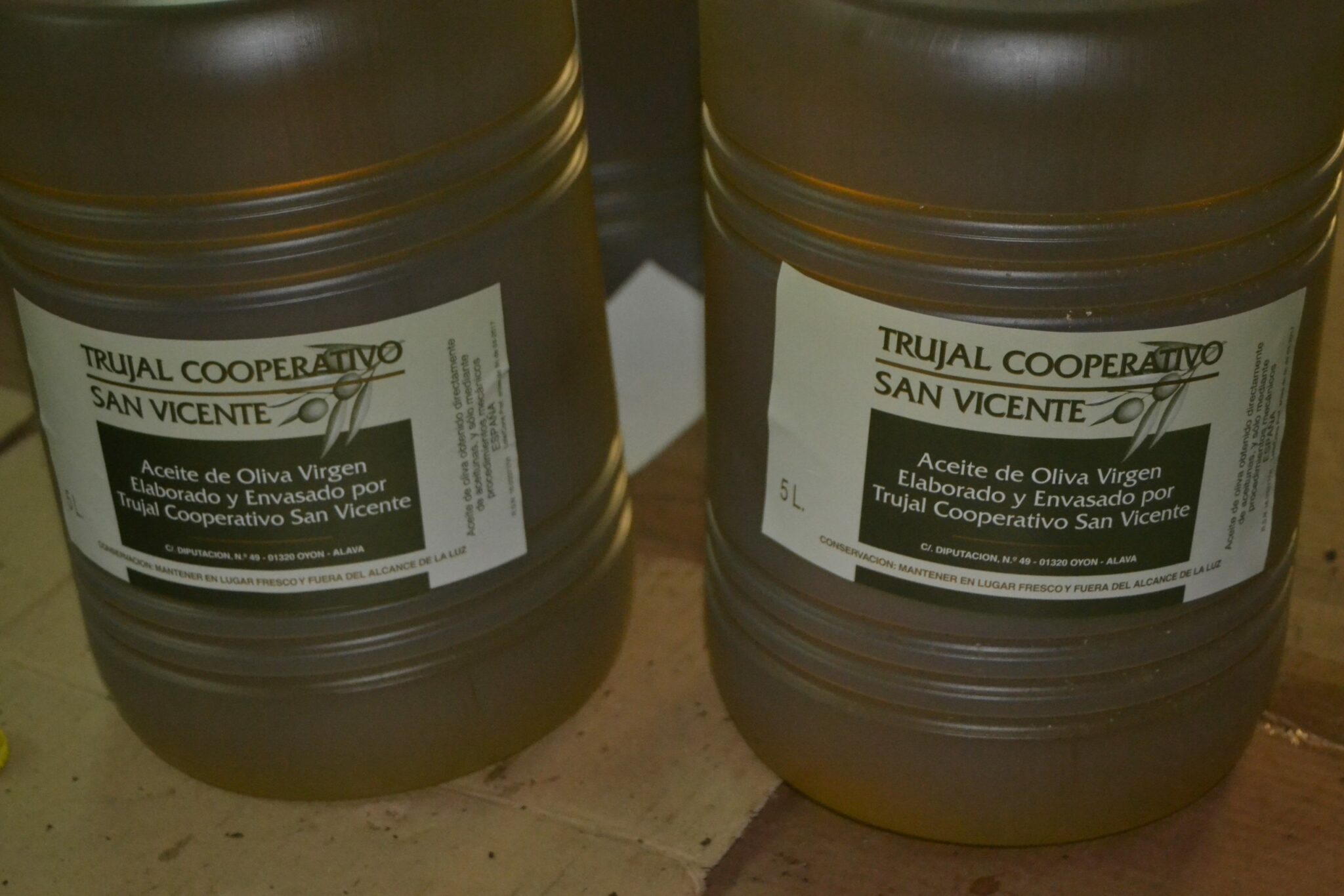 Aceite de oliva virgen Trujal Cooperativo San Vicente