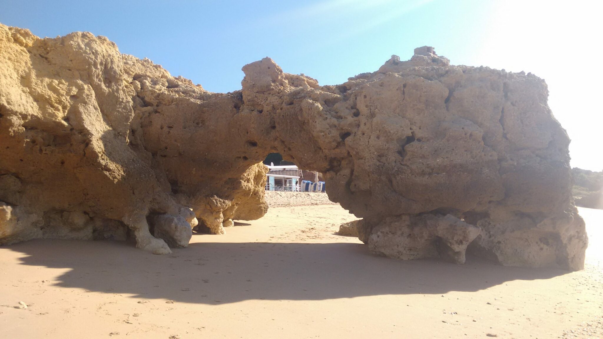 Arco de piedra de Praia Oura este