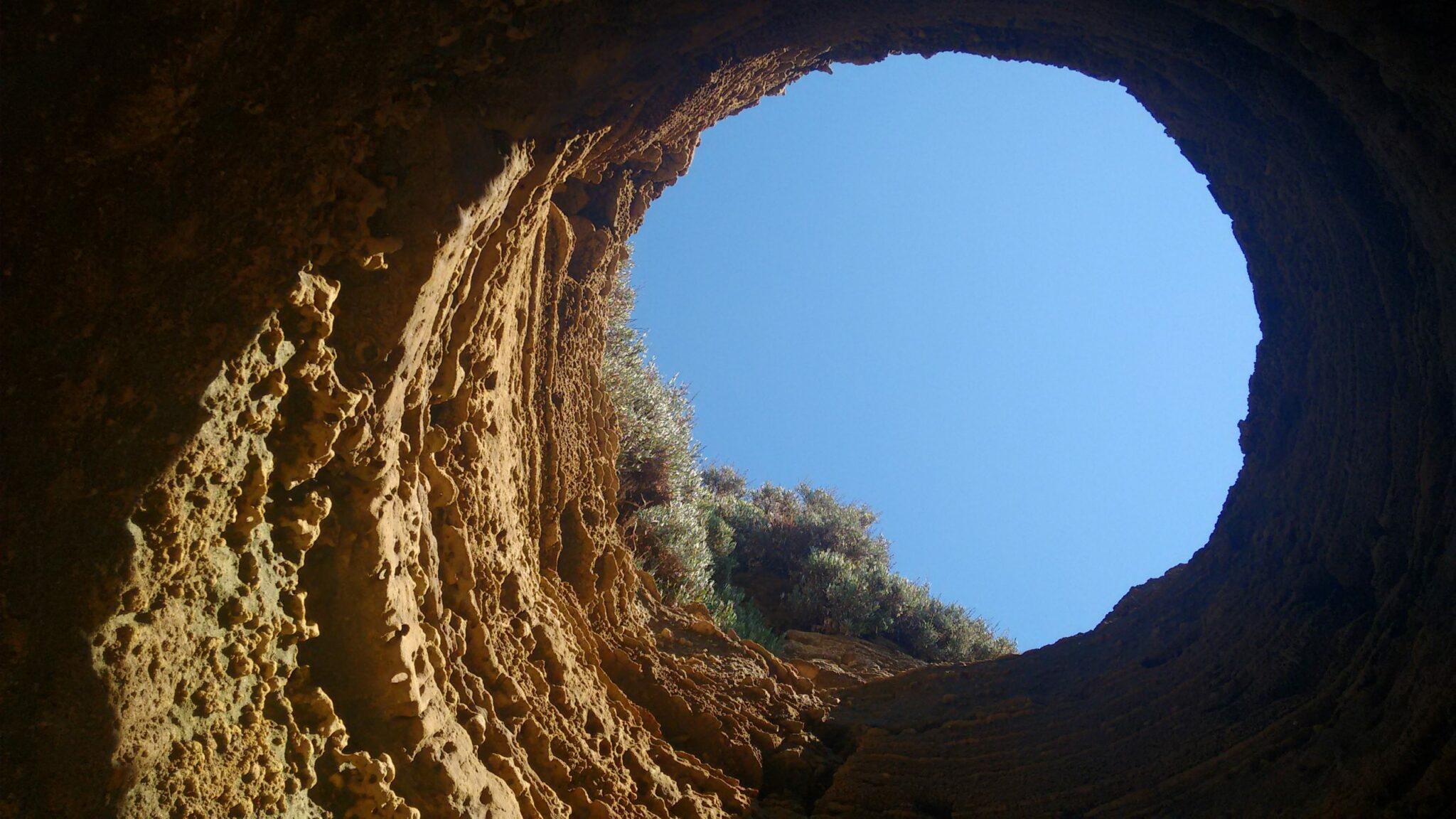 Vista desde una cueva