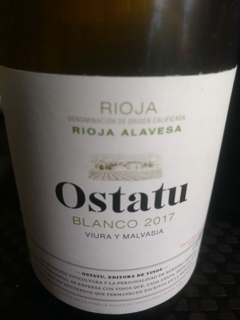 Vino blanco Ostatu