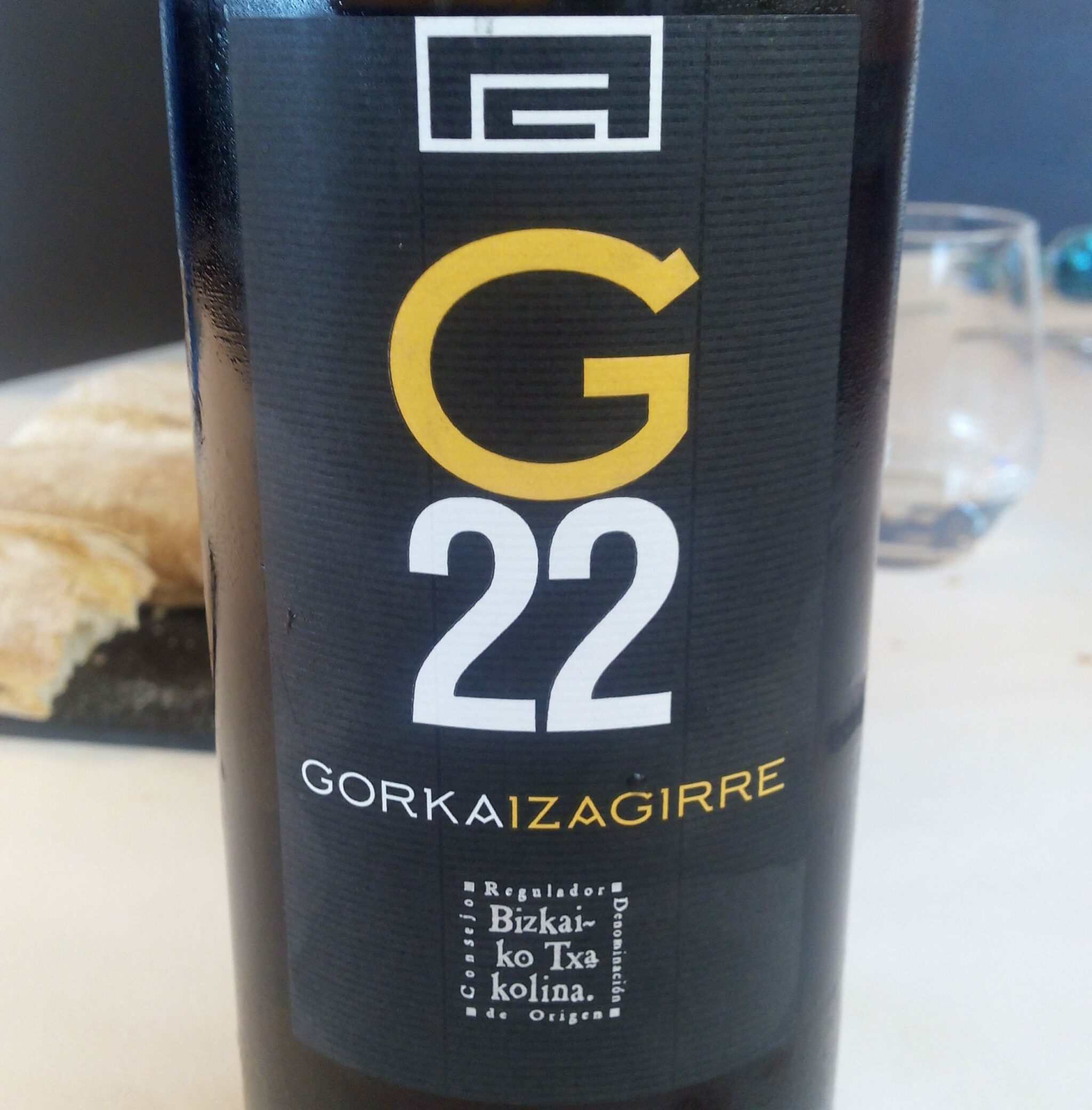 Txakoli G22 de Gorka Izagirre