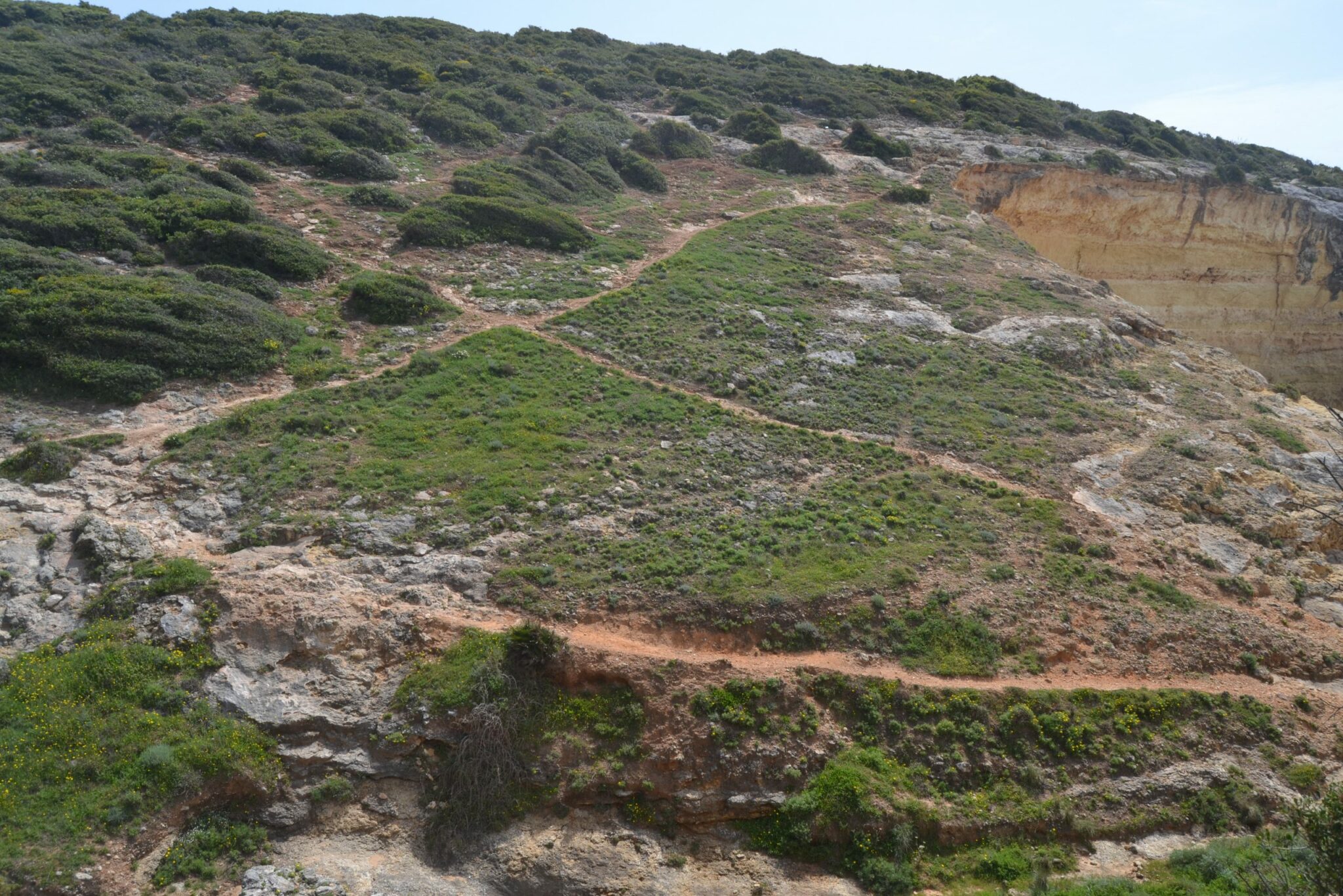 Camino de la costa del Algarve