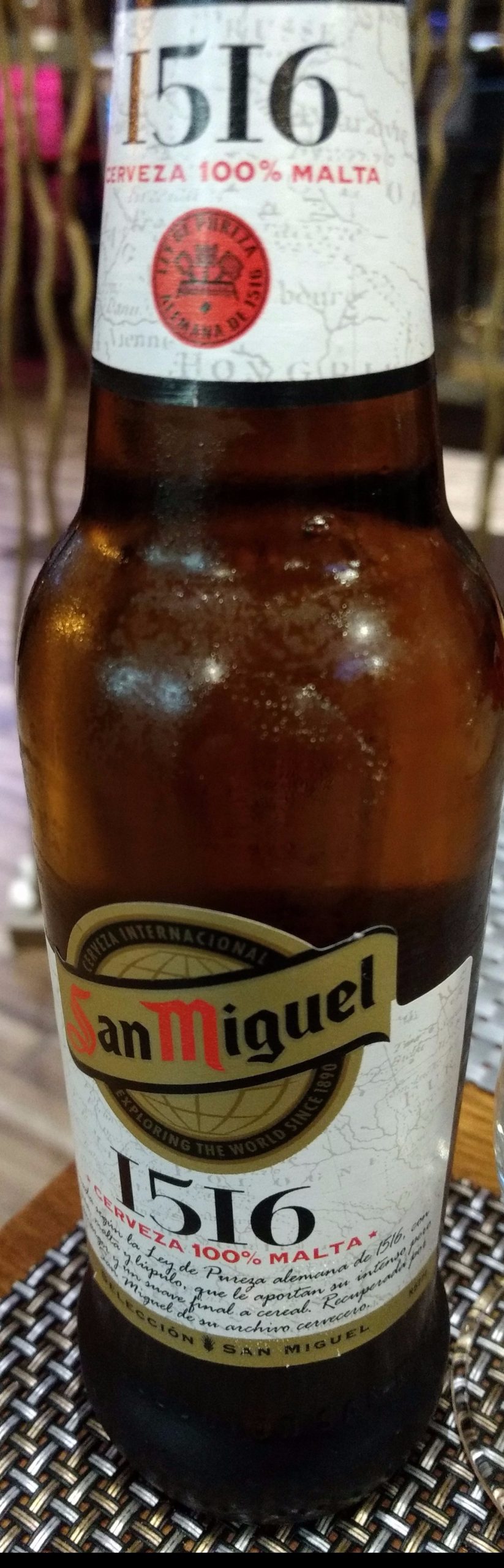 Cerveza San Miguel 1516
