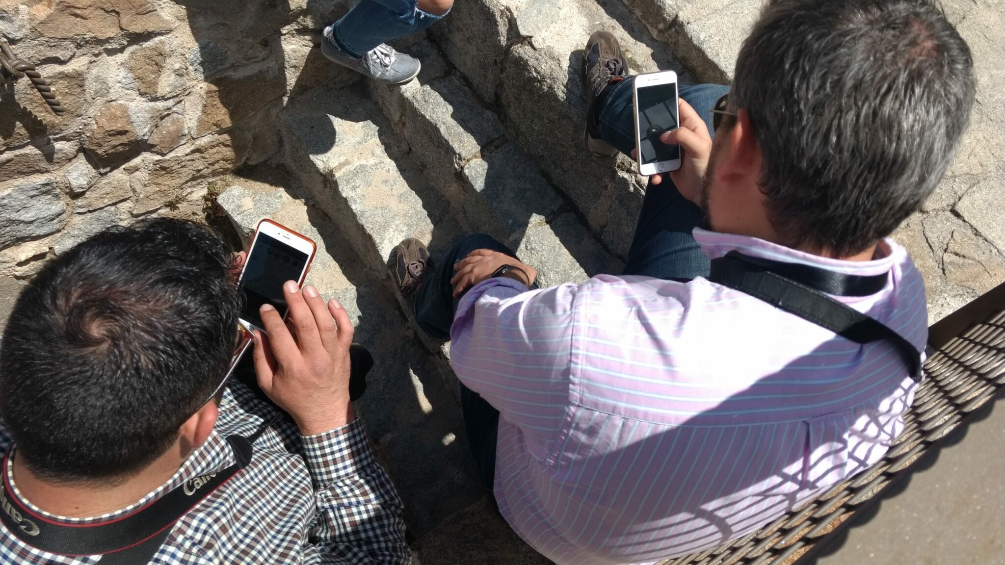 Tuiteando desde la muralla de Ávila