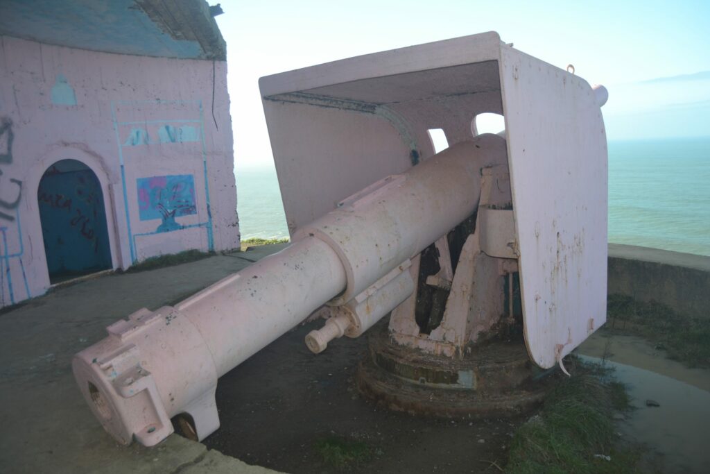 Cañón del bunker de Gorliz
