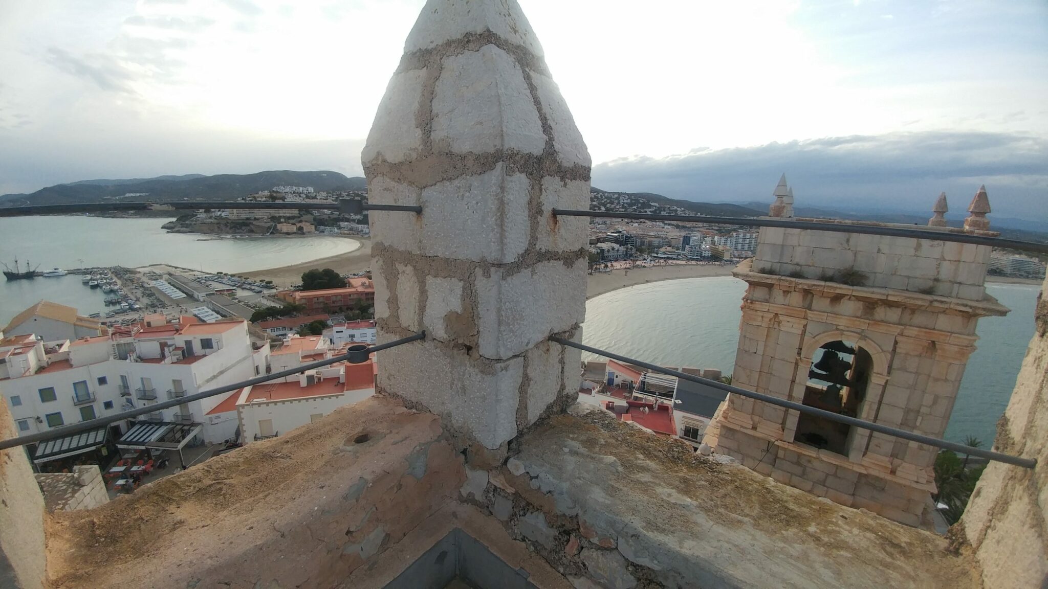 Vistas desde el castillo de Peñiscola