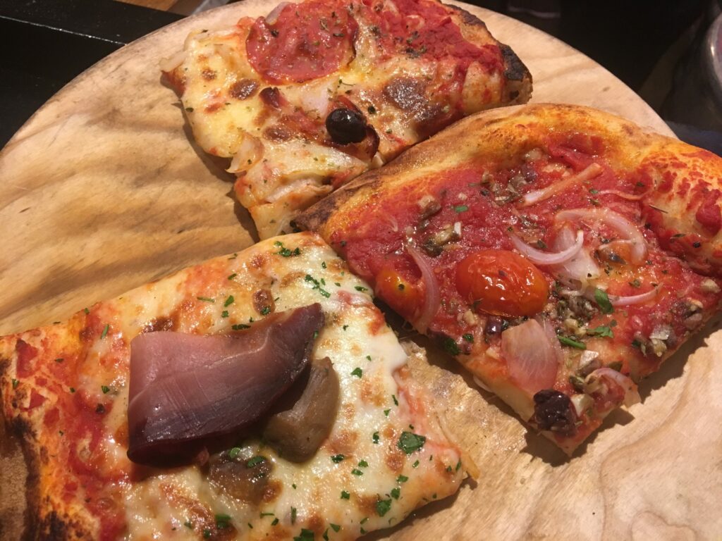 De pizzas por Bilbao