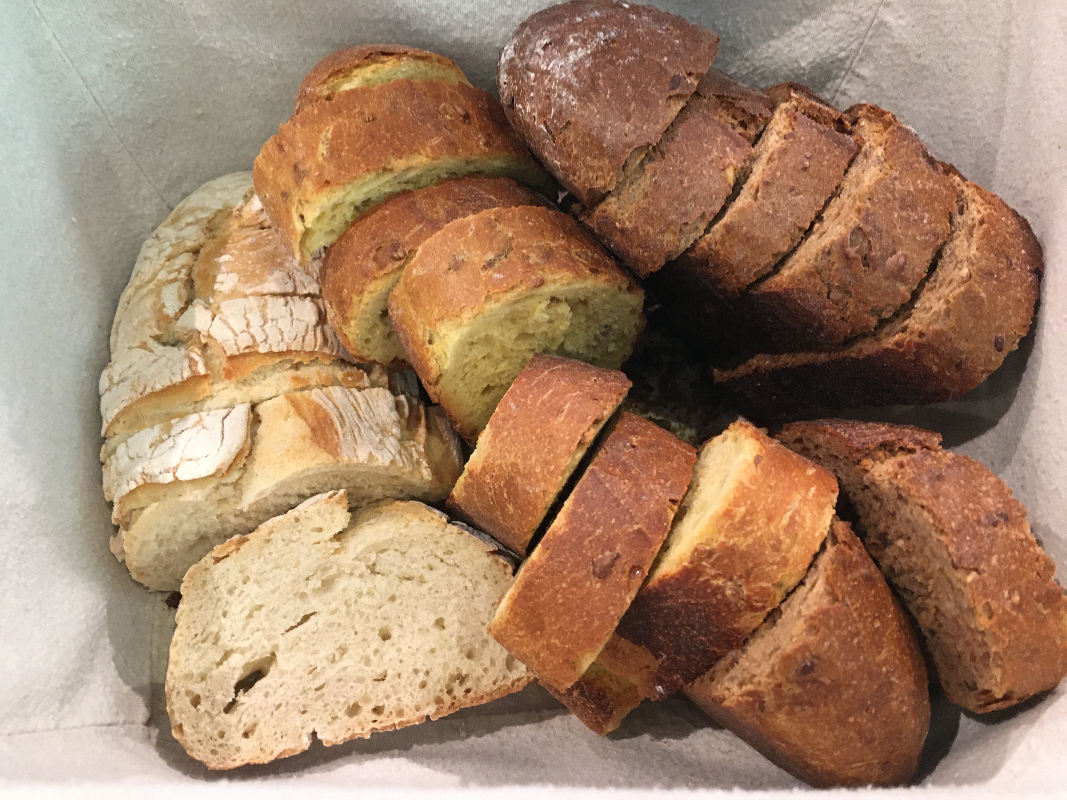 Selección de panes artesanos