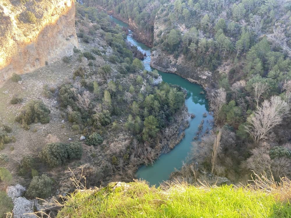 Río Júcar desde el Ventano del Diablo en la Serranía de Cuenca